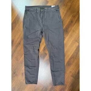 Rag & Bone Men's Fit 2 Slim Chino Pants Gray Sz 38 Business Casual Preppy Cotton